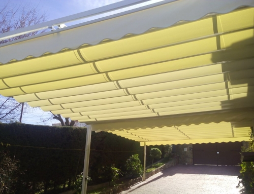 Cambio de lona de pérgola en PVC